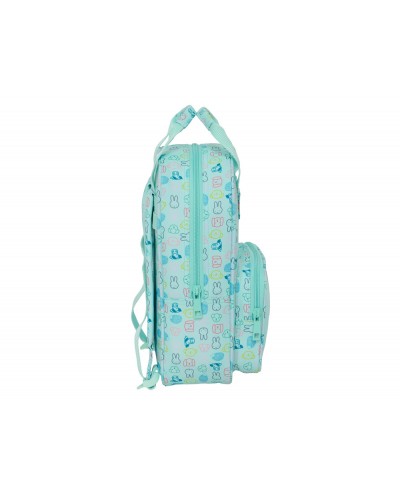 Mochila safta infantil reciclado y repelente al agua miffy friends 280x200x80 mm