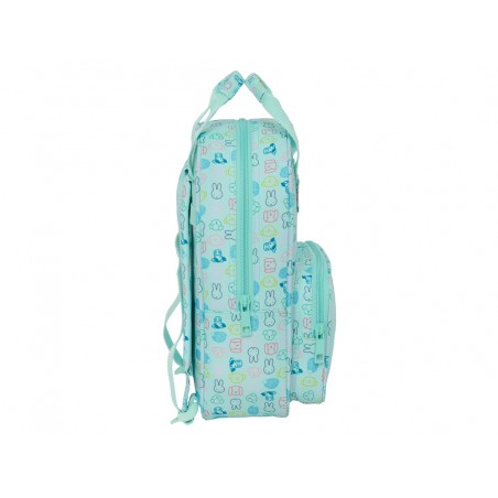 Mochila safta infantil reciclado y repelente al agua miffy friends 280x200x80 mm