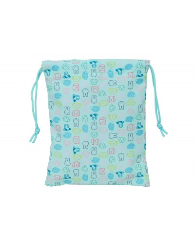 Saquito merienda safta reciclado y repelente al agua miffy friends 250x200 mm