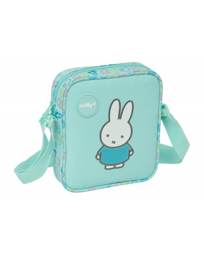 Bolsito bandolera safta reciclado y repelente al agua miffy friends 180x160x40 mm