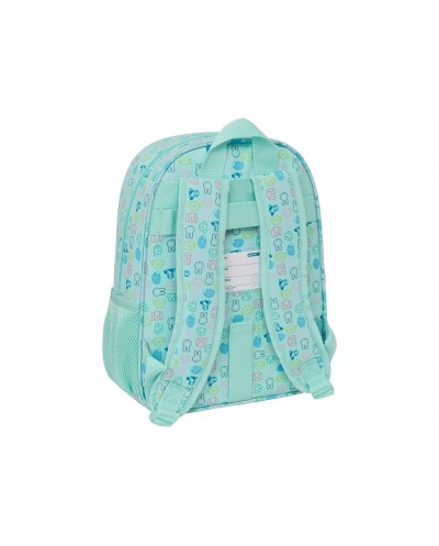 Mochila safta infantil adaptable carro reciclado y repelente al agua miffy friends 340x260x110 mm