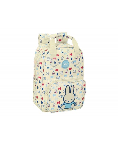 Mochila safta infantil reciclado y repelente al agua miffy buddy 280x200x80 mm