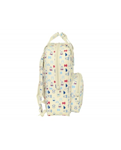 Mochila safta infantil reciclado y repelente al agua miffy buddy 280x200x80 mm