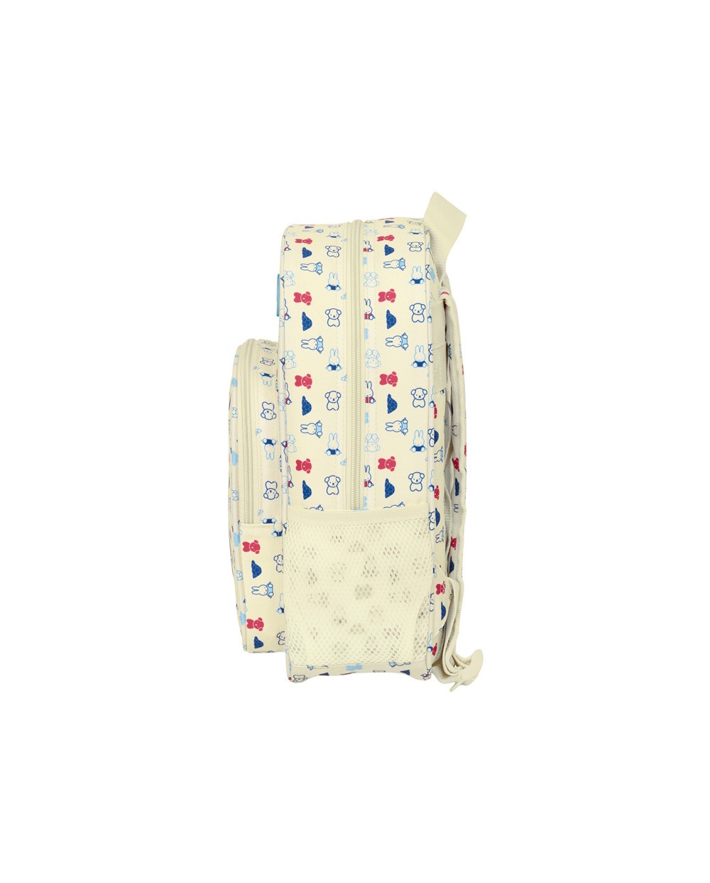 Mochila safta infantil adaptable carro reciclado y repelente al agua miffy buddy 340x260x110 mm