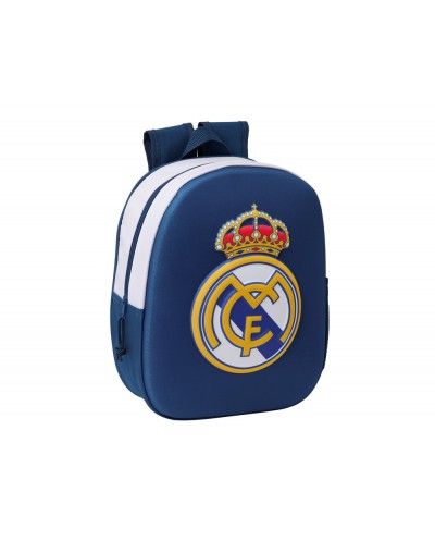 Mochila safta 3d real madrid 330x270x100 mm