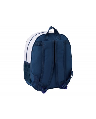 Mochila safta 3d real madrid 330x270x100 mm
