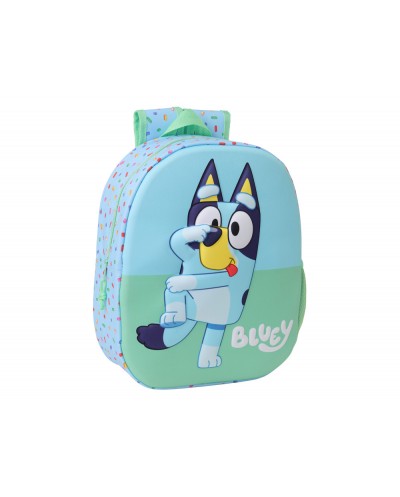Mochila safta 3d bluey 330x270x100 mm