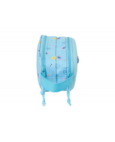Bolso escolar portatodo safta doble 3d mochilas 3d stitch 80x210x60 mm