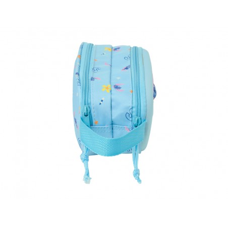 Bolso escolar portatodo safta doble 3d mochilas 3d stitch 80x210x60 mm
