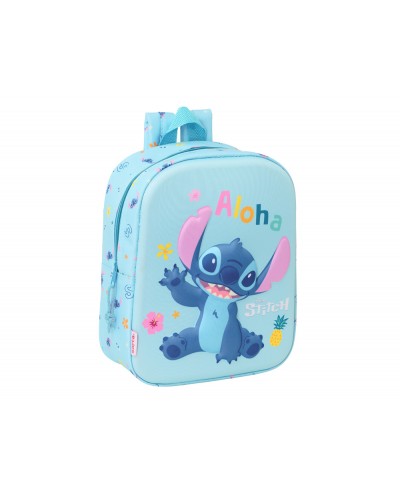Mochila safta guarderia 3d stitch 270x220x100 mm
