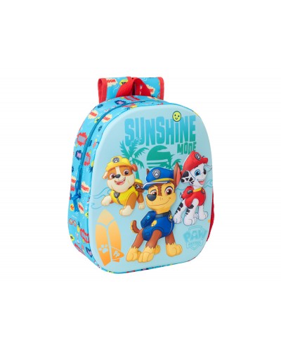 Mochila safta 3d paw patrol 2 330x270x100 mm