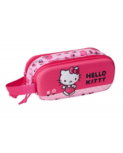 Bolso escolar portatodo safta doble 3d mochilas 3d hello kitty 80x210x60 mm