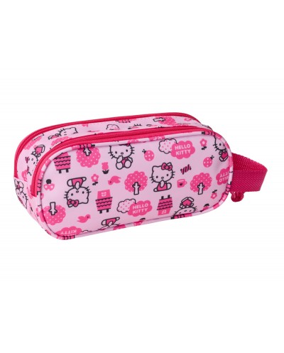 Bolso escolar portatodo safta doble 3d mochilas 3d hello kitty 80x210x60 mm