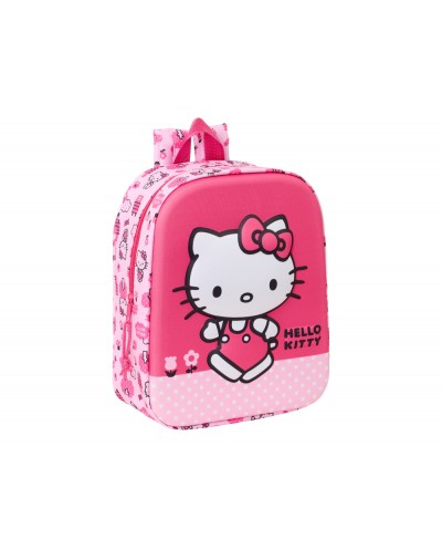 Mochila safta guarderia 3d hello kitty 270x220x100 mm