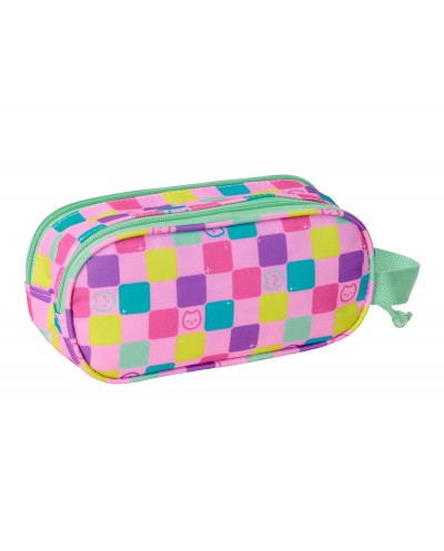 Bolso escolar portatodo safta doble 3d mochilas 3d gabby s dollhouse 80x210x60 mm