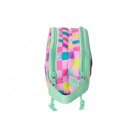 Bolso escolar portatodo safta doble 3d mochilas 3d gabby s dollhouse 80x210x60 mm