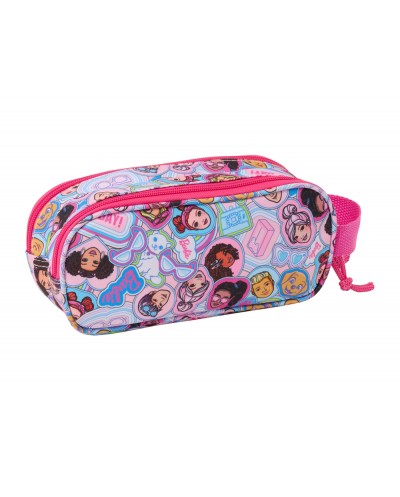 Bolso escolar portatodo safta doble 3d mochilas 3d barbie 80x210x60 mm
