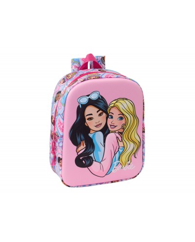 Mochila safta guarderia 3d barbie 270x220x100 mm