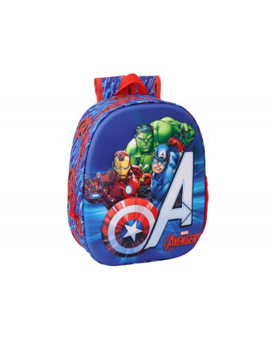 Mochila safta 3d avengers 330x270x100 mm