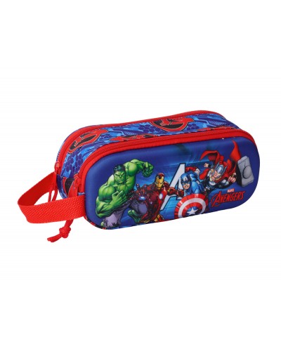 Bolso escolar portatodo safta doble 3d mochilas 3d avengers 80x210x60 mm