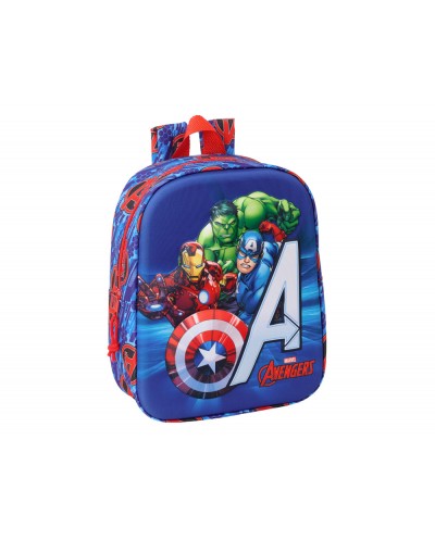 Mochila safta guarderia 3d avengers 270x220x100 mm
