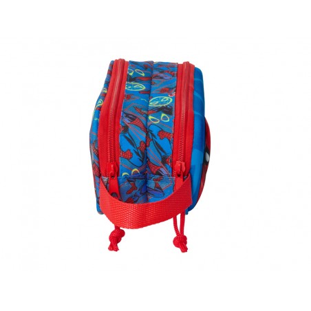 Bolso escolar portatodo safta doble 3d mochilas 3d spider man 80x210x60 mm