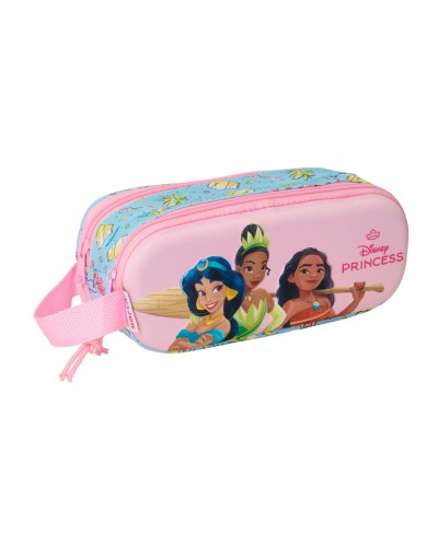 Bolso escolar portatodo safta doble 3d mochilas 3d princesas disney 80x210x60 mm