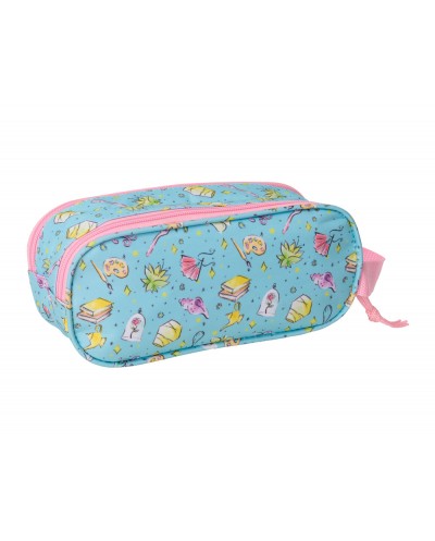 Bolso escolar portatodo safta doble 3d mochilas 3d princesas disney 80x210x60 mm