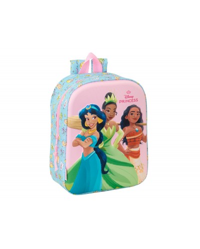 Mochila safta guarderia 3d princesas disney 270x220x100 mm