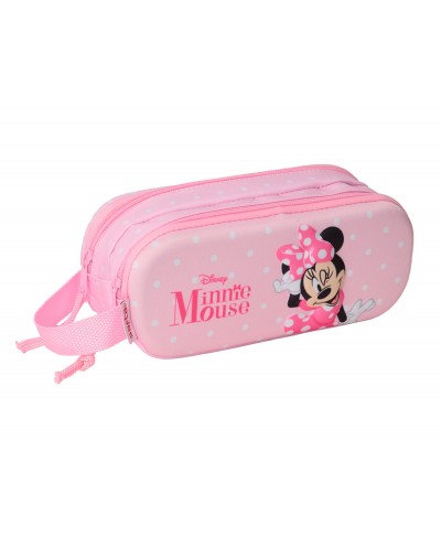 Bolso escolar portatodo safta doble 3d mochilas 3d minnie mouse 80x210x60 mm