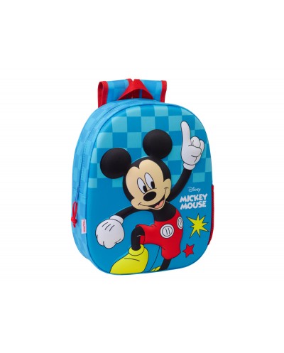Mochila safta 3d mickey mouse 330x270x100 mm