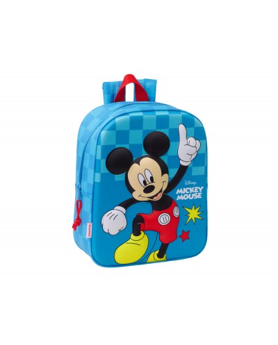 Mochila safta guarderia 3dmickey mouse 270x220x100 mm