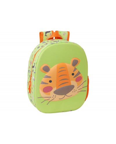 Mochila safta 3d safta tiger 330x270x100 mm