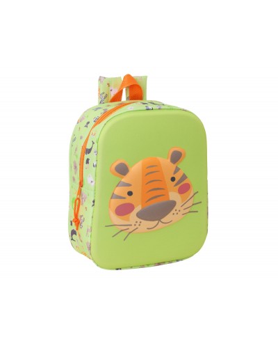 Mochila safta guarderia 3d tiger 270x220x100 mm