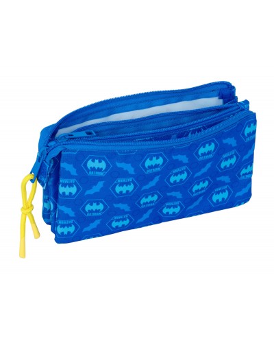 Bolso escolar portatodo safta triple batman preescolar 120x220x30 mm