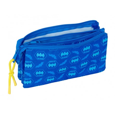 Bolso escolar portatodo safta triple batman preescolar 120x220x30 mm