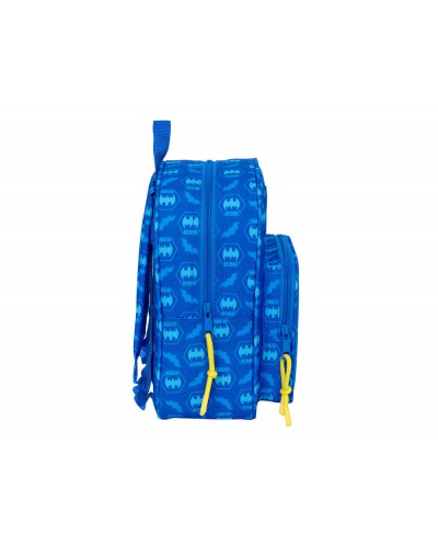 Mochila safta guarderia adaptable a carro con bolsillo frontal batman preescolar 270x220x100 mm