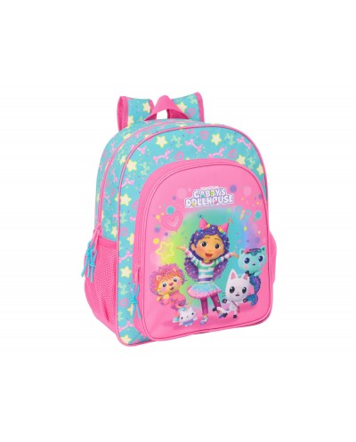 Mochila safta junior adaptable a carro gabby s dollhouse confetti 380x320x120 mm
