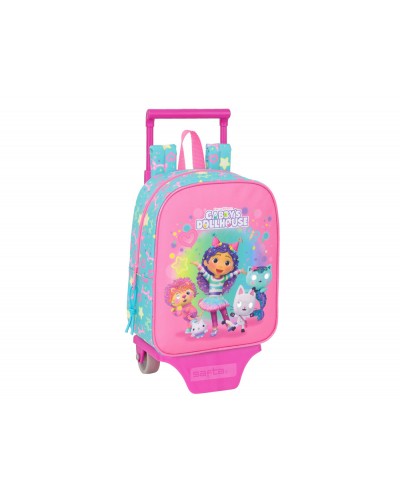 Mochila safta 232 carro 805 gabby s dollhouse confetti 270x220x100 mm