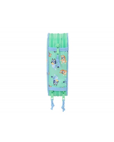 Plumier escolar safta triple 37 piezas bluey sisters 195x125x55 mm