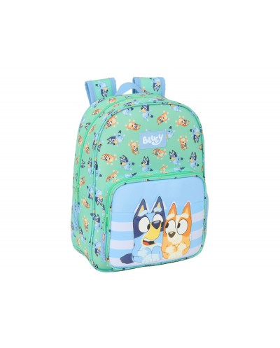 Mochila safta infantil adaptable a carro bluey sisters 340x260x110 mm