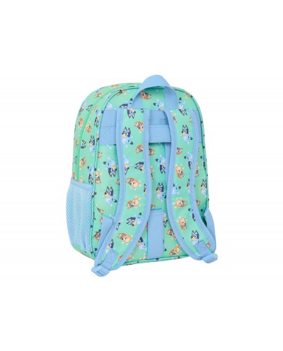 Mochila safta infantil adaptable a carro bluey sisters 340x260x110 mm