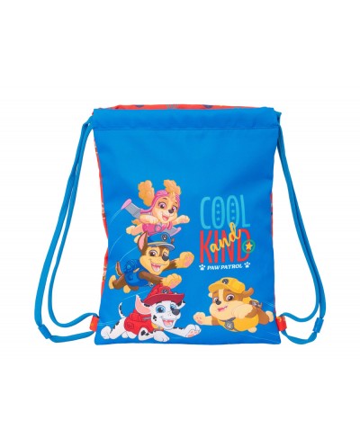 Saco plano safta junior paw patrol cool 340x260x10 mm