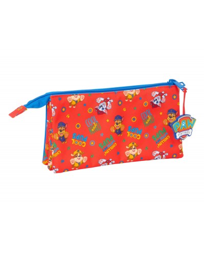 Bolso escolar portatodo safta triple paw patrol cool 120x200x30 mm