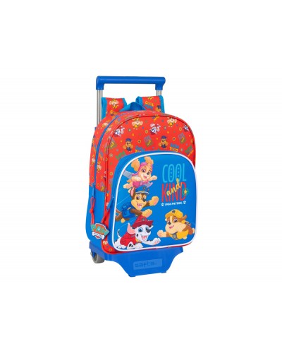 Mochila safta mod 185 con carro 705 paw patrol cool 340x260x110 mm