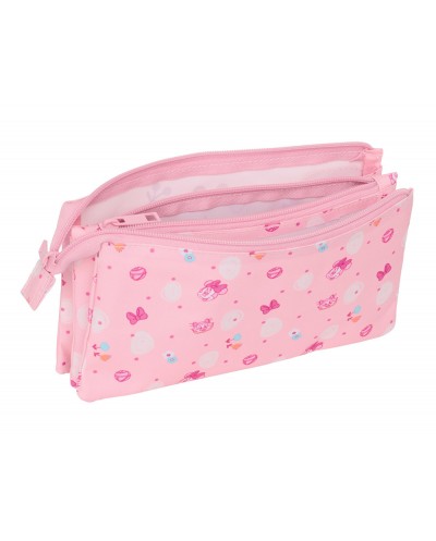 Bolso escolar portatodo safta triple minnie mouse baby 120x220x30 mm