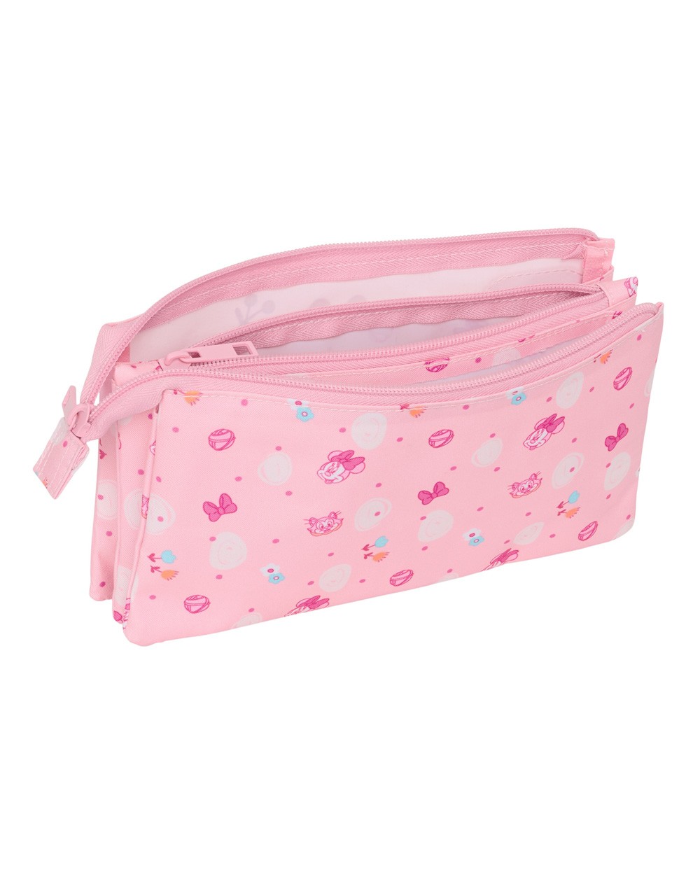 Bolso escolar portatodo safta triple minnie mouse baby 120x220x30 mm