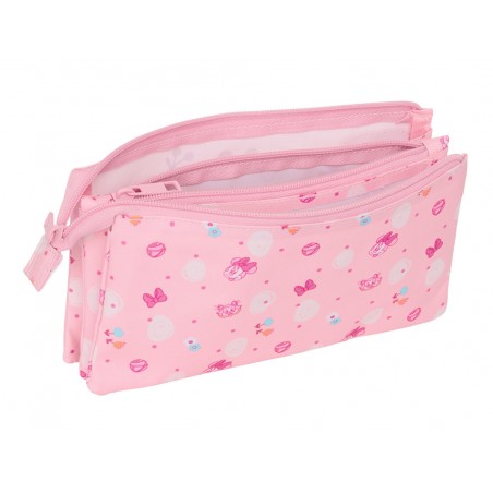 Bolso escolar portatodo safta triple minnie mouse baby 120x220x30 mm