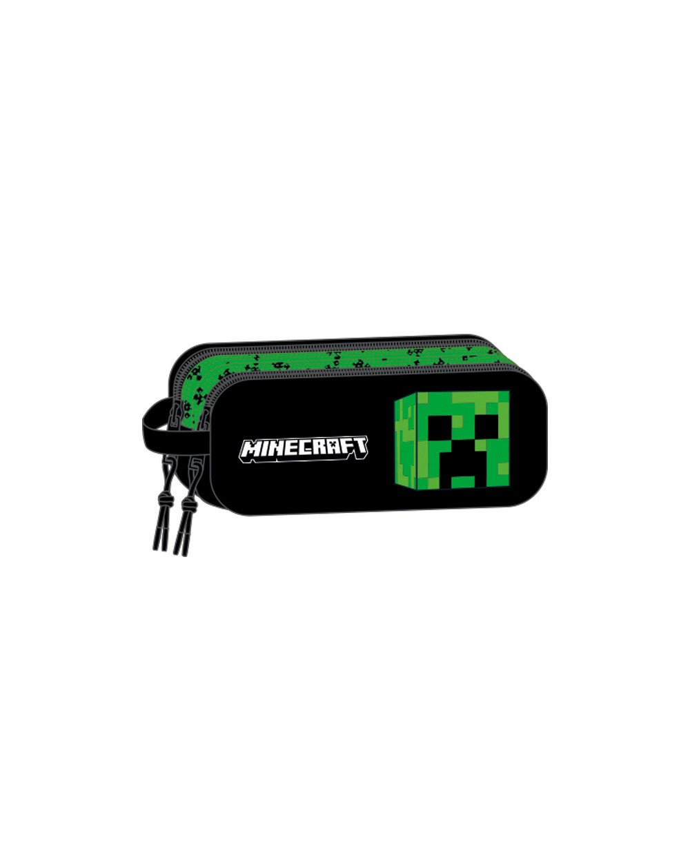 Bolso escolar portatodo safta doble 3d minecraft 210x60x80 mm