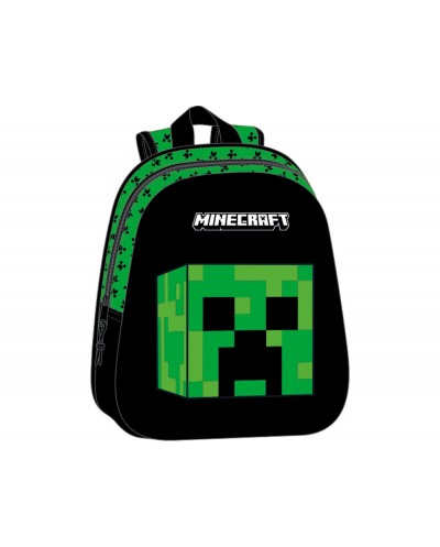 Mochila safta 3d minecraft 270x100x330 mm
